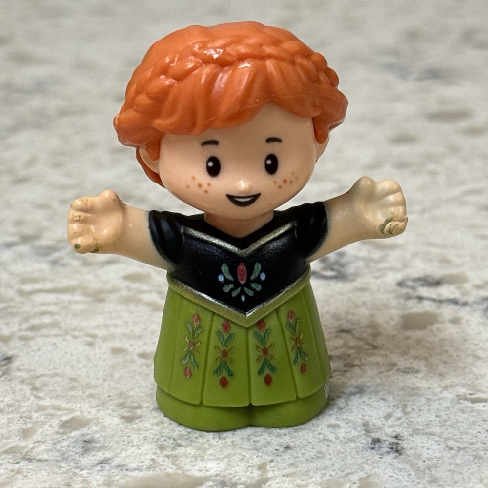 Fisher Price Little People Disney Princess Frozen Anna Red Orange Hair 2019